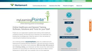 Healthcare Training Software | Online Learning for staff of ... - Netsmart