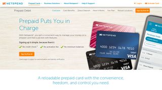 Prepaid Debit Cards | Netspend MasterCard and Visa Prepaid Cards