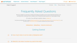 Frequently Asked Questions | Netspend Prepaid Debit Cards