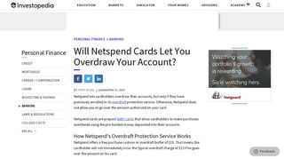 Will Netspend Cards Let You Overdraw Your Account? - Investopedia