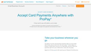 Accept Debit & Credit Card Payments | Netspend Small Business Card
