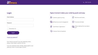 Sigma Connect: Login