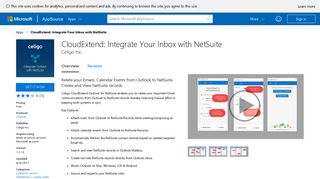 CloudExtend: Integrate Your Inbox with NetSuite - Microsoft AppSource