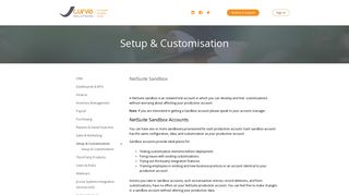 NetSuite Sandbox – JCurve Solutions