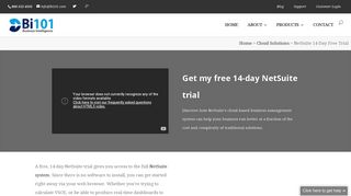 NetSuite 14-Day Free Trial | Bi101 - Business Intelligence 101