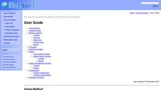 NetSurf | User Guide