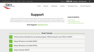 DFT Communications and Netsync IT Services Support