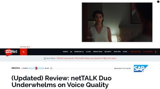 (Updated) Review: netTALK Duo Underwhelms on Voice Quality | ZDNet