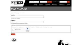 User account | Nettex