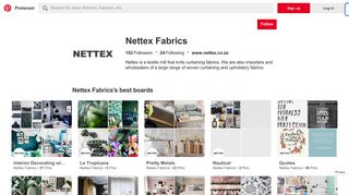 Nettex Fabrics (nettexsa) on Pinterest