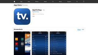 NetTV Plus on the App Store - iTunes - Apple