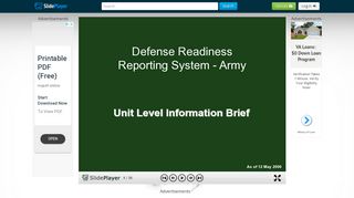 Unit Level Information Brief - ppt download - SlidePlayer