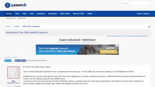 Swann Advanced - NetViewer | IP Cam Talk