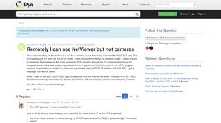 Remotely I can see NetViewer but not cameras - Dyn Community Forum