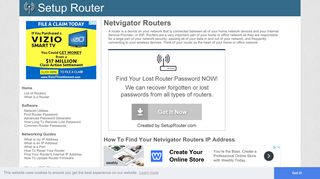 Netvigator Router Guides - SetupRouter