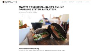 Master Your Restaurant's Online Ordering System & Strategy | NetWaiter