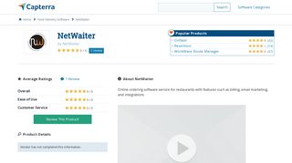 NetWaiter Reviews and Pricing - 2019 - Capterra