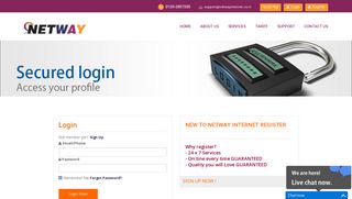 Login | Netway Internet