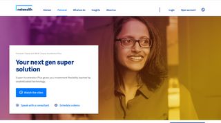 netwealth - Super Accelerator Plus for retail superannuation investors