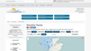 Weather Radar - Live UK Rainfall Radar - 5 Minute ... - Netweather