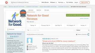 Network for Good Reviews 2018 | G2 Crowd