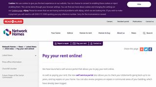 Pay your rent online! | Network Homes