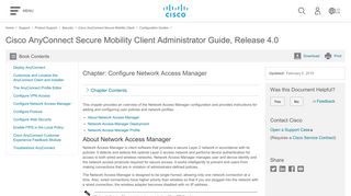 Configure Network Access Manager - Cisco