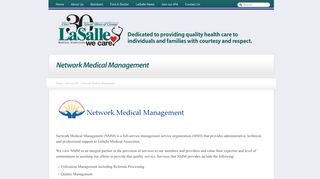 Network Medical Management ‹ Lasalle Medical Associates