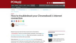 How to troubleshoot your Chromebook's internet connection | PCWorld