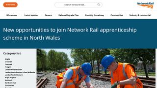 New opportunities to join Network Rail apprenticeship scheme in ...