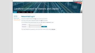 Network Rail Log In