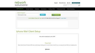 Iphone Pop Mail Client Setup Video - Network Solutions