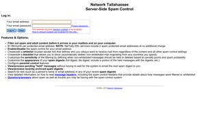 Network Tallahassee Server-Side Spam Control