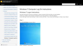 Windows 7 Computer Log On Instructions - IT Knowledge Base - IT ...