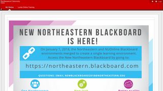 NEU Online Blackboard - Northeastern University