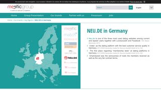 NEU.DE in Germany | Meetic group