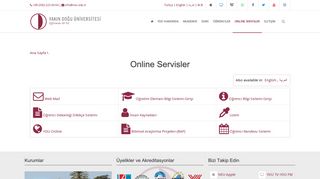 Online Services – Near East University I neu.edu.tr