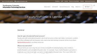 Faculty/Staff Email & Calendar - FAQ - Northeastern ITS