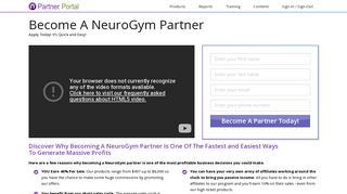 NeuroGym Affiliate Portal | Apply
