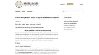 Is there a way to save money on my Qualia Mind ... - Neurohacker