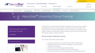 NeuroStar University Clinical Training - NeuroStar TMS Therapy ...