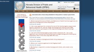 Background Check Requirements - Nevada Division of Public and ...
