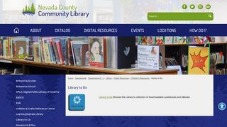 Library to Go | Nevada County, CA