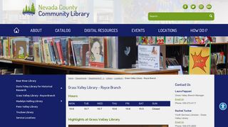 Grass Valley Library - Royce Branch | Nevada County, CA