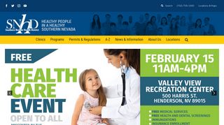 Southern Nevada Health District – Healthy People in a Healthy ...