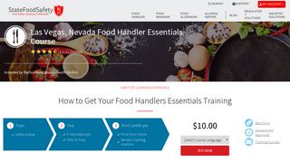 Las Vegas NV Food Handlers Card | StateFoodSafety