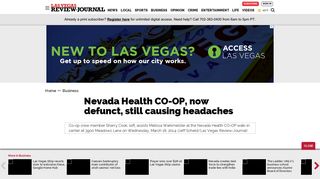 Nevada Health CO-OP, now defunct, still causing headaches | Las ...