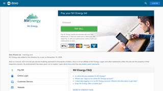 NV Energy: Login, Bill Pay, Customer Service and Care Sign-In - Doxo