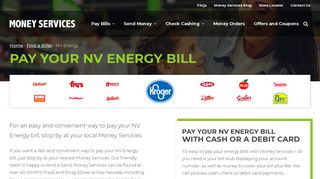 Pay Your NV Energy Bill – Money Services