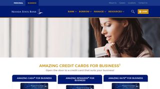 Business Credit Cards | Nevada State Bank